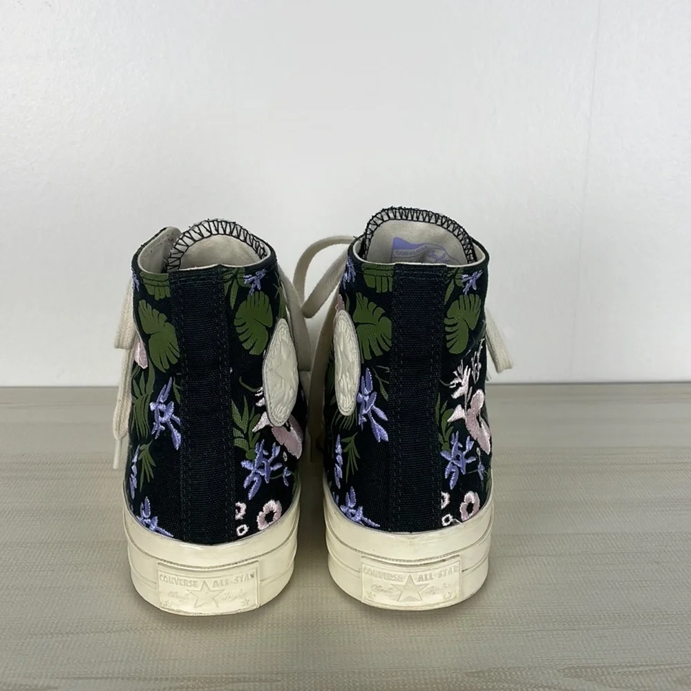 Converse Chuck Taylor All Star classic embroidery floral high top sneaker SZ 6